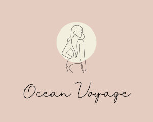 Minimalist Sexy Swimsuit Logo