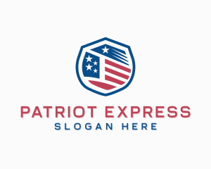 USA Military Patriot logo design