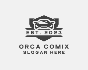 Car Repair Shop - Car Detailing Garage logo design