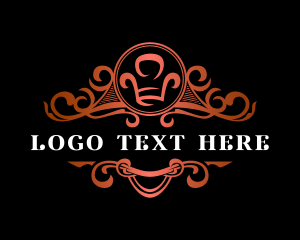 Gourmet - Elegant Restaurant Toque logo design
