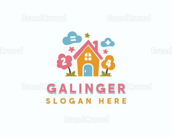 Kindergarten Daycare Nursery Logo