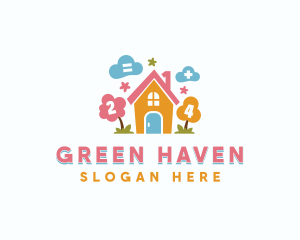 Kindergarten Daycare Nursery logo design