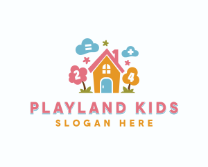 Kindergarten Daycare Nursery logo design