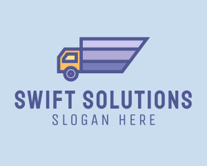 Speedy Truck Courier logo design