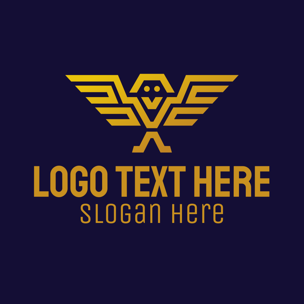 Gold Eagle Emblem Logo | BrandCrowd Logo Maker