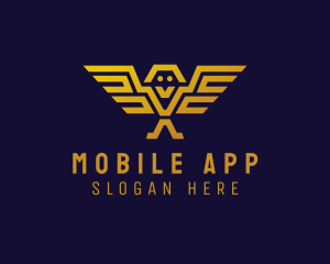 Sigil - Modern Geometric Eagle Owl logo design