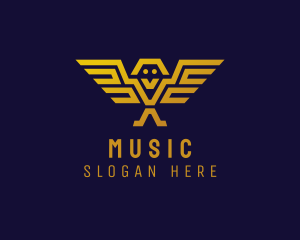 Brigade - Modern Geometric Eagle Owl logo design
