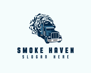 Smoke Forwarding Truck logo design