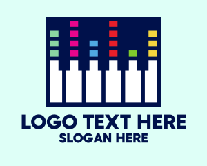 Electronic Keyboard - Electronic Piano Keyboard logo design