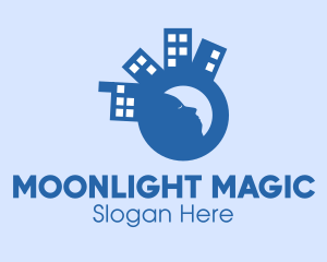 Midnight - Night Urban City logo design