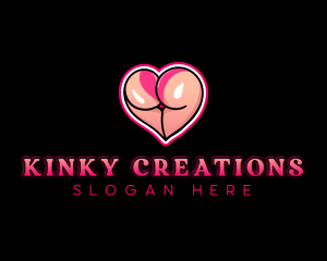 Erotic Heart Ass logo design