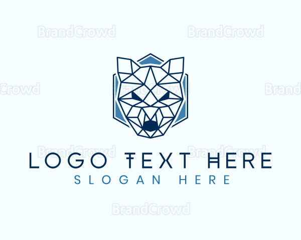 Wild Wolf Dog Logo