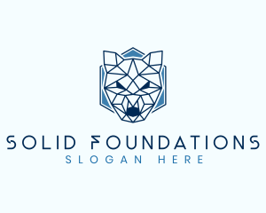 Hound - Wild Wolf Dog logo design