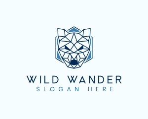 Wild Wolf Dog logo design