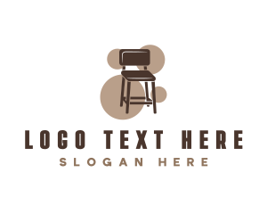 Stool - Furniture Chair Decor logo design