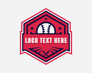 League - Baseball Varsity League logo design