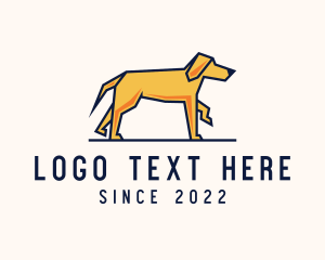 Pet - Walking Pet Dog logo design