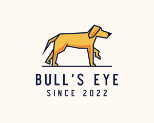 Walking Pet Dog logo design