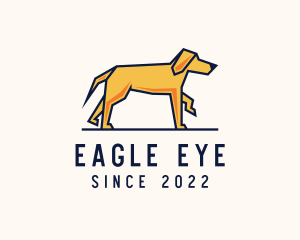 Walking Pet Dog logo design