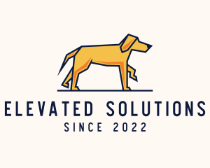 Walking Pet Dog logo design