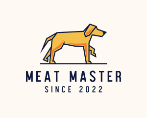 Walking Pet Dog logo design