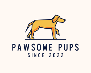 Dog - Walking Pet Dog logo design