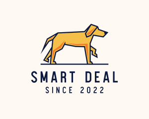 Walking Pet Dog logo design