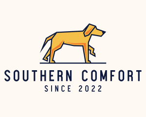 Walking Pet Dog logo design