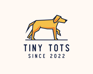 Walking Pet Dog logo design