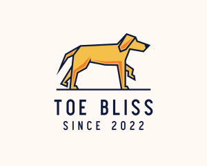 Walking Pet Dog logo design