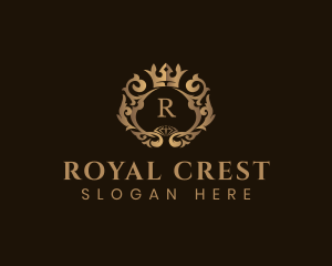 Royal Crown Crest logo design