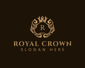 Royal Crown Crest logo design