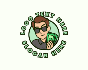 Sunglasses - Cash Money Guy logo design