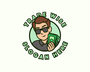 Merchant - Cash Money Guy logo design