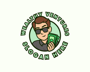 Rich - Cash Money Guy logo design