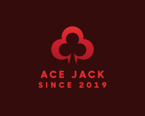 Blackjack - Lucky Clover Casino logo design