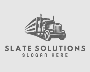 Freight Shipment Trucking logo design