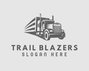 Freight Shipment Trucking logo design