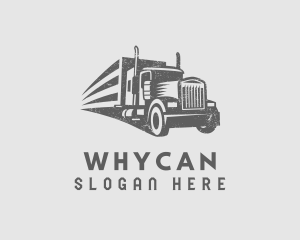 Grey - Freight Shipment Trucking logo design