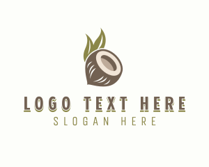 Coco Sugar - Organic Coconut Oil logo design