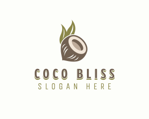 Organic Coconut Oil logo design