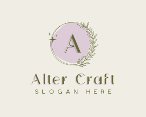 Garden Wreath Boutique logo design