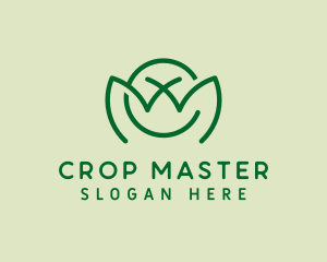 Green Letter C Farm  logo design