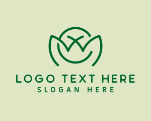 Organic Products - Green Letter C Farm logo design