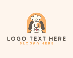 Pup - Cute Dog Chef logo design