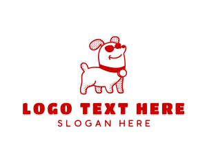 Siberian Husky - Cool Pet Dog logo design