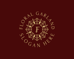 Garland - Flower Garland Mandala logo design