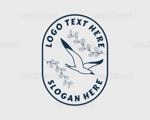 Elegant Bird Yoga Logo