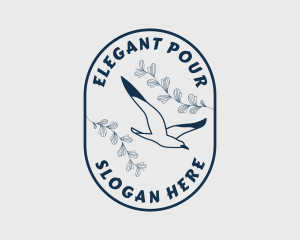 Elegant Bird Yoga logo design