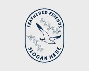 Elegant Bird Yoga logo design